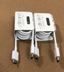 Muestra <span class=keywords><strong>gratis</strong></span> 100% genuino Blanco/negro usb-c a usb-c <span class=keywords><strong>cable</strong></span> de sincronización de datos para Samsung galaxy Nota 10 USB-C <span class=keywords><strong>Cable</strong></span> - Product Image 1