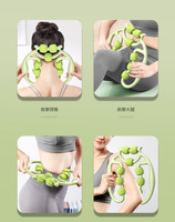 Rodillo de Masaje Muscular de 9 Ruedas de Espuma para Fitness, Gimnasio y Yoga, Relajante para Brazos, Piernas, Cuello y Cuerpo, Equipo Deportivo de Yoga