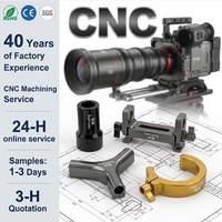 Teknik Çizim Tabanlı Kamera Teçhizatı Aksesuarları 6061 Alüminyum Frezeleme Hizmeti için Çizimle Üretilen Gerekli CAD Çizimi
