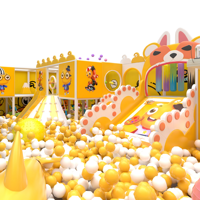 Aoleao Aire de jeux intérieure personnalisée à thème IP, piscine à balles, toboggan, mur d'escalade, karting pour enfants, jeux souples certifiés CE TUV