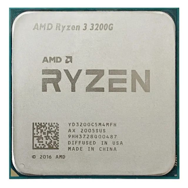 CPUs R3 3200G para AMD R yzen 3 3200G 3.6 GHz Quad-Core Quad-Thread 65W Processador L3 = 4M YD3200C5M4MFH Soquete AM4 CPU para PC