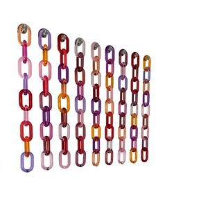 Chaîne de maillons en résine faits à la main, éléments décoratifs uniques, décoration intérieure, fournitures artistiques tendance pour projets de bricolage - Product Image 5