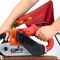 1200W Vitesse Variable Industrielle 4 Pouces Travail Du Bois Polissage Ceinture Ponceuse Filaire 220V Rabot À Bois Mini Ponceuse À Sangle