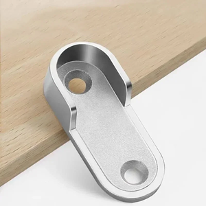 Soporte de fijación para barra de ropa, ranura para riel de armario, utilizado para armarios, accesorios de ferretería - Product Image 6