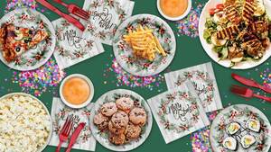 Disposal Paper <b>Plate</b> Pack Inches CMYK 9 Theme Party Decorations Christmas Holidays - Product Image 4