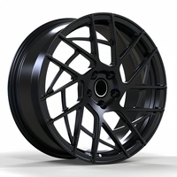 Jantes en alliage d'aluminium forgé sur mesure HZH 20x9 et 20x10, finition satinée noire, 1 pièce, 5x112 pour BMW G20