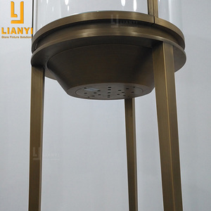 แท่นโชว์เครื่องประดับสีทองแท่นแสดงเครื่องประดับโลหะสำหรับร้านค้าปลีก - Product Image 3