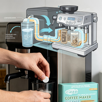 Mantén la Máxima Eficiencia: Tabletas de Café Premium para Cafeteras, Esenciales para el Hogar y la Oficina, Opción Profesional para un Café Puro y Limpio