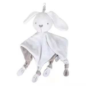 2022 Baby Sleep Comforter Doudou bunny peluche peluche Snuggler coperta peluche giocattoli per neonati