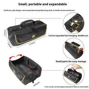 Electrician Heavy-Duty Waist <strong>Bag</strong> Sturdy and Durable <strong>Mini</strong> Portable <strong>Tool</strong> Satchel Waterproof Polyester OEM Customizable - Product Image 5