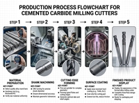 Stock d'usine disponible : Outils de découpe CNC, fraises en carbure monobloc, 4 cannelures, 4 mm, lot de 10 pièces, ODM OEM