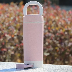 Eco Friendly Phone Holder Bouteilles D'Eau En Plastique Wheat <strong>Straw</strong> <strong>Water</strong> <strong>Bottle</strong> With Custom Logo - Product Image 2