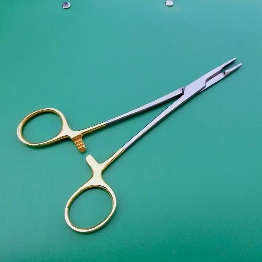 Olsen-Hegar Needle Holder with Suture Scissors 14cm Stainless Steel German High Quality Medical Surgical Instruments