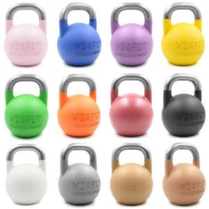 Ensemble de kettlebells de compétition VIGFIT de qualité professionnelle, en acier, réglables de 6 à 32 kg, pour les clubs de fitness - Product Image 2