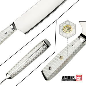 2021 شعبية 8 بوصة 10Cr15MoV 7 طبقة الصلب دمشق الصلب المطبخ طقم السكاكين Kiritsuke سكين - Product Image 4