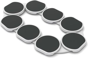 Primo brevettato <span class=keywords><strong>Lazy</strong></span> <span class=keywords><strong>Susan</strong></span> Revolution Set completo grigio scuro oblungo cucina tavolo da pranzo espandibile rettangolare giradischi per - Product Image 2