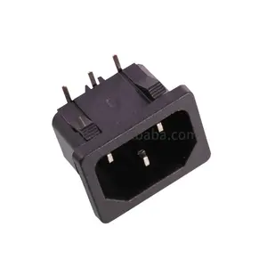 Sruis HF 3 Pins ช่องเสียบไฟเข้า AC หญิงสแน็ป IEC 320ขั้วไฟฟ้า C14 C14มาตรฐาน IEC
