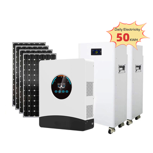 Système d'énergie solaire hybride hors réseau 30KWH 12KW complet avec batterie au lithium 51.2v 314ah Panneaux solaires domestiques Système solaire - Product Image 3