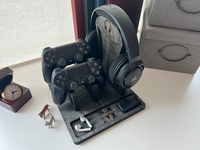 202509 support de contrôleur personnalisé en bois support de casque en bois cadeau exquis prix usine support de téléphone en bois