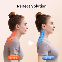 Appareil de traction cervicale en PU pour le cou et les épaules, correcteur de colonne vertébrale, oreiller cervical soulageant les douleurs cervicales