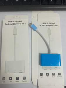 Nuevo adaptador de concentrador <span class=keywords><strong>USB</strong></span> <span class=keywords><strong>C</strong></span> tres en uno para <span class=keywords><strong>Samsung</strong></span> Oppo para Xiaomi Cable de Audio con reducción de ruido Carga <span class=keywords><strong>Jack</strong></span> de 3,5mm incluido - Product Image 2