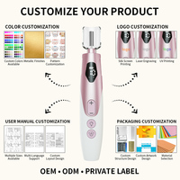 Kit de manucure et pédicure portable multifonctionnel avec lime à ongles électrique rechargeable par USB et embouts