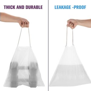 ถุงขยะแบบมีเชือกผูก แข็งแรง ทนทาน สำหรับใช้ในร้านค้าและเชิงพาณิชย์ - Product Image 5