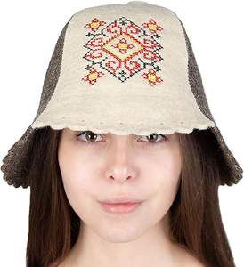 Prix usine personnalisé top qualité russe Banya casquette hommes femmes <span class=keywords><strong>original</strong></span> sauna chapeau laine - Product Image 1