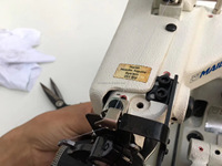 Machine à coudre industrielle de haute qualité de marque allemande MAIER, machine à point invisible d'occasion, machine à ourler pour pantalons de costume