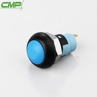 Interrupteur à bouton poussoir à verrouillage en plastique coloré CMP Ball Domed 12 mm