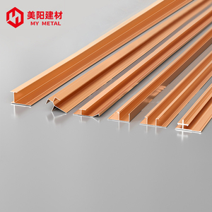 Bán buôn nhiều màu hợp kim nhôm trang trí gạch tường cạnh niêm phong Dải tường Bảng điều khiển bên ngoài góc dòng <span class=keywords><strong>TRIM</strong></span> - Product Image 1