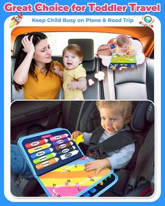 Tavola delle Attività Montessori, Giocattoli per Bambini e Bambine, Libro delle Attività |   Giocattoli Sensoriali Educativi per l'Apprendimento - Product Image 3
