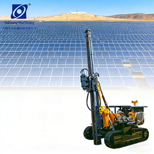 Pileuse solaire diesel-hydraulique avec tarière de forage - Product Image 5