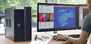 Stazione di lavoro per W-2225/8G/1T/RW postazione di lavoro DESKTOP della torre di 5820 di precisione dei prezzi - Product Image 3
