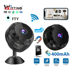 كاميرا واي فاي داخلية من ويستينو بدقة 1080 بكسل مع شحن مغناطيسي وبطارية، كاميرا صغيرة A9 A10 مع خاصية كشف الحركة وتسجيل الفيديو - Product Image 1