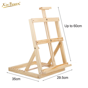 Xin Bowen H-Hình Có Thể Điều Chỉnh Máy Tính Để Bàn Giá Vẽ Đứng Thông Gỗ Phác Thảo Giá Vẽ Cho Các Bức Tranh Và Nguồn Cung Cấp Nghệ Thuật - Product Image 3