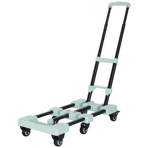 Penjualan langsung pabrik truk lipat Dolly lipat keranjang bagasi lipat 6 roda tugas berat Keranjang Platform portabel - Product Image 3