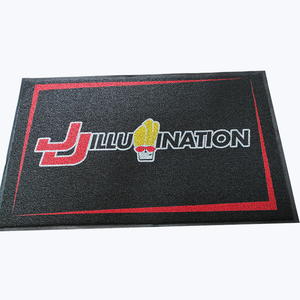 Tapis spaghetti personnalisé en PVC <span class=keywords><strong>paillasson</strong></span> extérieur moderne avec support ferme imprimé de logo lavable rembourré pour l'<span class=keywords><strong>entrée</strong></span> des hôtels - Product Image 4