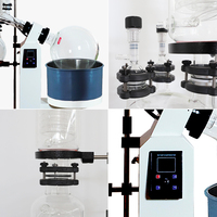 Système vaporisateur rotatif de 10l à 50l, avec refroidisseur et pompe à vide, offre spéciale,