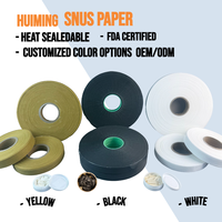 HM-XY VELO SNUS Matériau non tissé en rouleau de qualité alimentaire pour sachets oraux de nicotine/nootropiques, scellable par ultrasons/chauffage