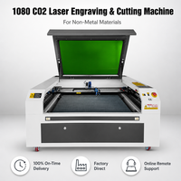 Machines de découpe laser CNC KH-1080 pour acrylique, cristal, bois, machine de gravure, prend en charge Dst DXF, 80-150W, moteur pas à pas 57