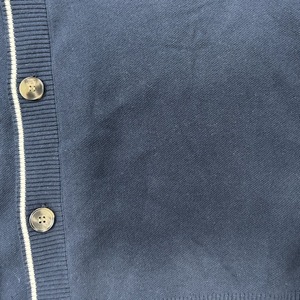 <b>Navy</b> V Neck Knit <b>Cardigan</b> Button Front Long Sleeve Pullover Sweater for Women - Product Image 5