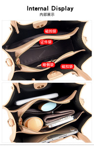 Fashion <b>Handbag</b> for Women High Quality PU Leather Shoulder Crossbody Bag Female Brand Ladies Hand Bags and Purses - Product Image 6