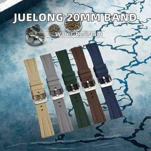 Correa de Reloj de Buceo JUELONG Premium de 20mm 22mm con Liberación Rápida, Banda de Goma Transpirable e Impermeable para Relojes Inteligentes de 22mm Tipo Charm - Product Image 2