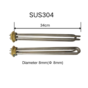 히팅 와이어 220v 380v 전압과 9kw 스테인레스 스틸 관형 침수 히터 - Product Image 2