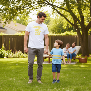 Camiseta Control Your Dad para regalo del Día del Padre, ropa informal para hombre - Product Image 3
