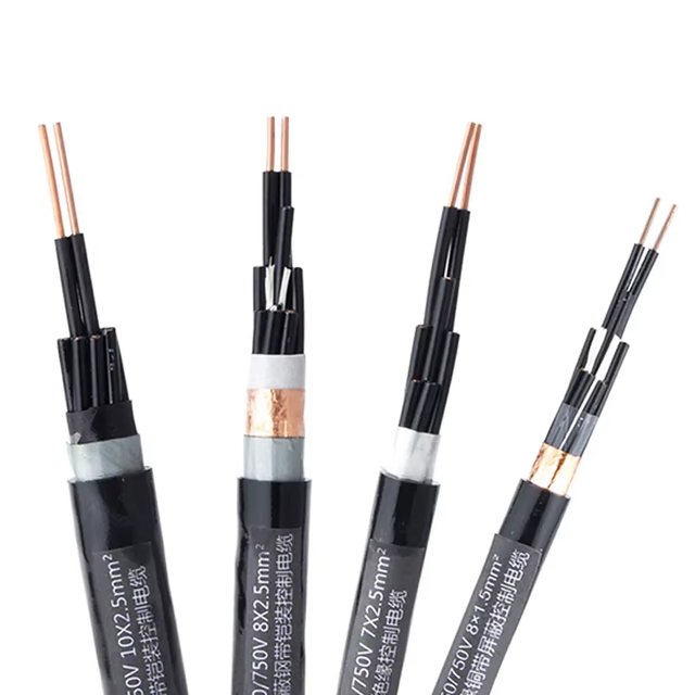 Factory Wholesale Automotive Pvc Insulation 6 Core Shielded Control Cable 14awg 16awg