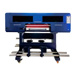 Printer df uv 2 in 1 24 "60cm, dengan laminator untuk botol