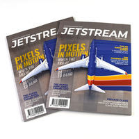 Impression de catalogue de produits à reliure parfaite, reliure collée personnalisée, papier couché brillant 100-135 g/m², livret à couverture souple pour entreprise OEM
