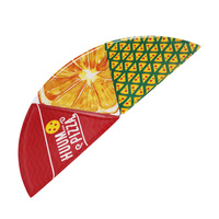 Assiettes à dîner pour enfants, 3 sections, ensemble d'assiettes à Pizza en mélamine Design de fruits d'été pour enfants, de haute qualité